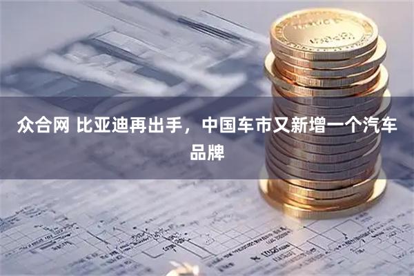 众合网 比亚迪再出手，中国车市又新增一个汽车品牌