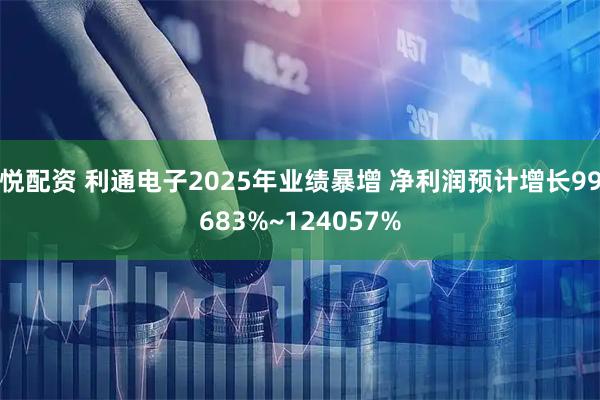悦配资 利通电子2025年业绩暴增 净利润预计增长99683%~124057%